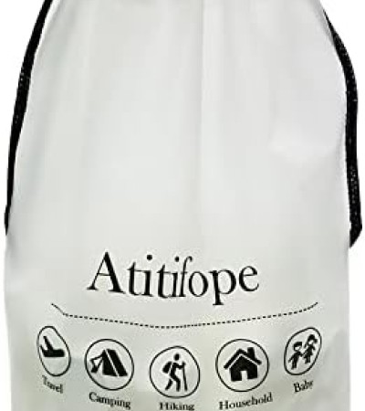 Atitifope Compressed Towels Facial Cleansing Cloths Travel Camping Washcloths (7.9in*7.9in,100pieces)