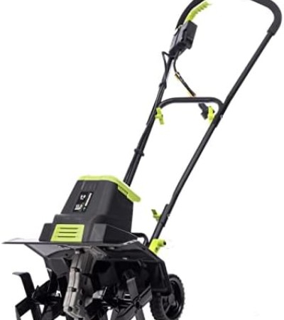 TC70016EW 13.5-Amp 16-Inch Electric Garden Tiller Cultivator, Fixed Tines, Black