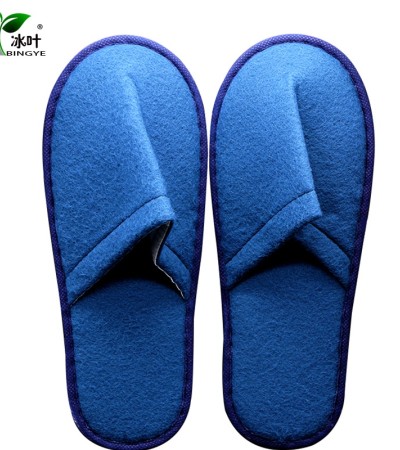 K-Y/ Yahoo Hotel Supplies Disposable Slippers Solid White Brushed Ultra-Fine-Meshed Thickening Non-Slip Slippers Guest R