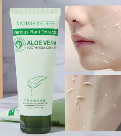 Face Exfoliating Cream Whitening Moisturizer Repair Facial Scrub Cleaner Acne Blackhead Face Cream Aloe Face Cream