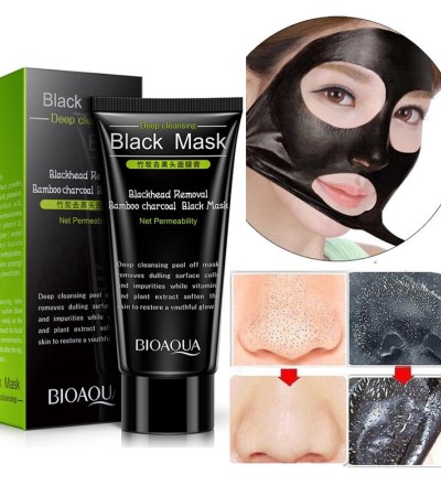 BIOAQUA Bamboo Charcoal Black Mask Blackhead Remover Face Skin Care