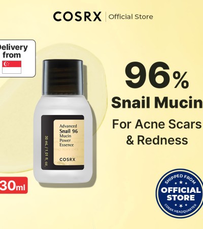 [COSRX OFFICIAL] [MINI] Advanced Snail 96 Mucin Power Essence 30ml, Snail Secretion Filtrate 96.3%, for Anti-aging & Nourishing_gwp